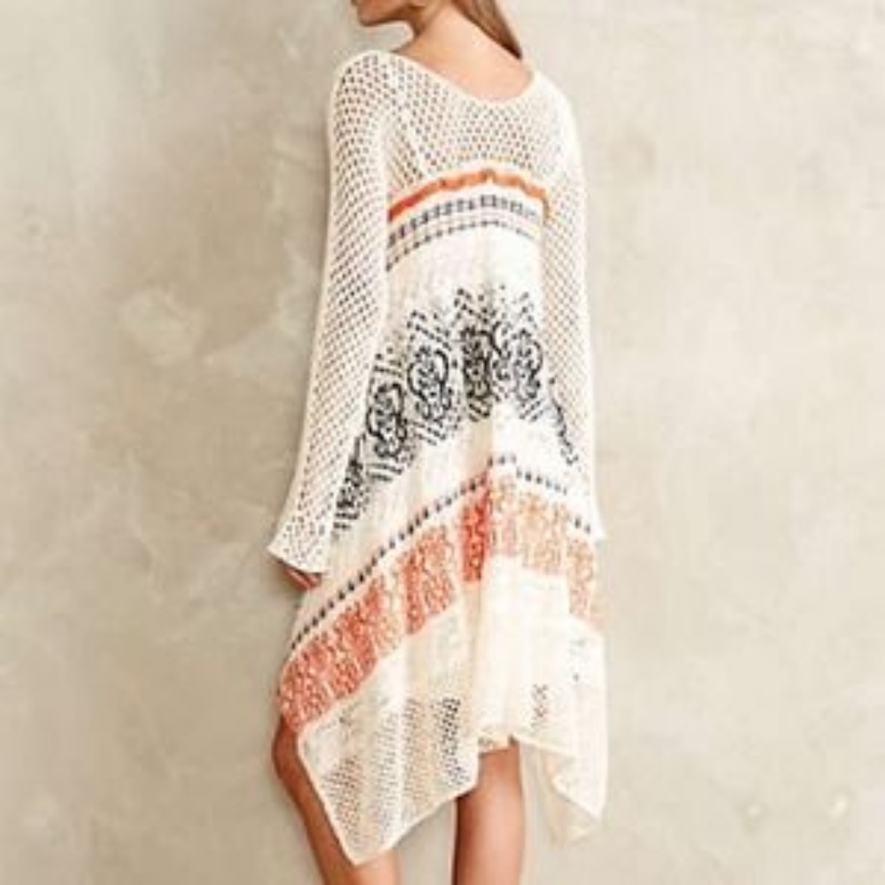 Anthropologie Risen Sun Sweater Dress Sz L